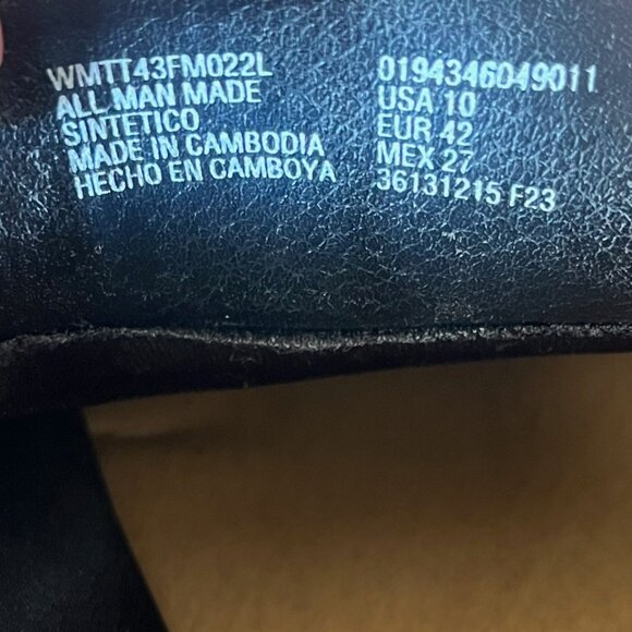 Women’s Time And Tru Memory Foam Platform Loafers Black & Tan Size 10 - Picture 7 of 10